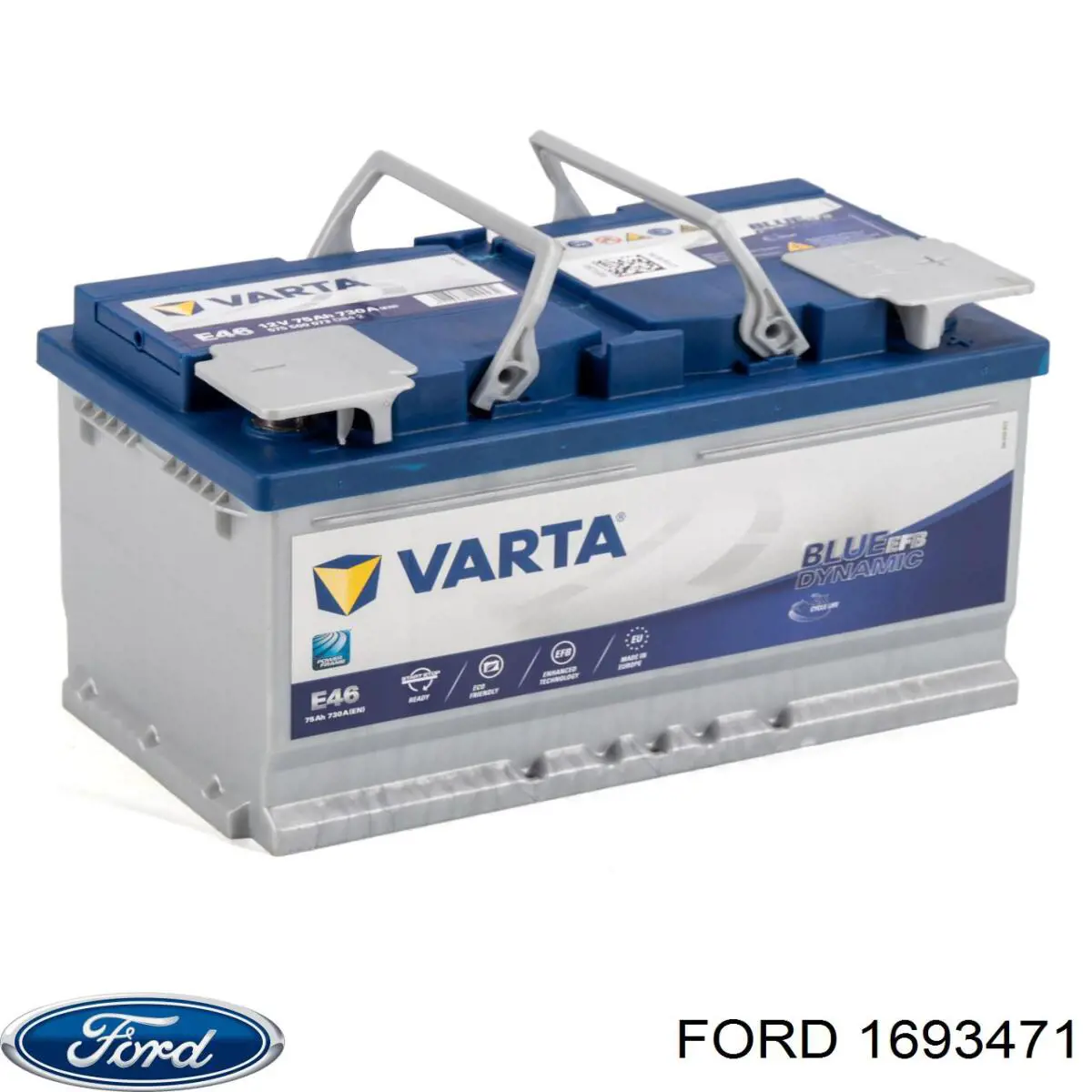 Купить Аккумулятор Ford 75 А/ч (1693471)
