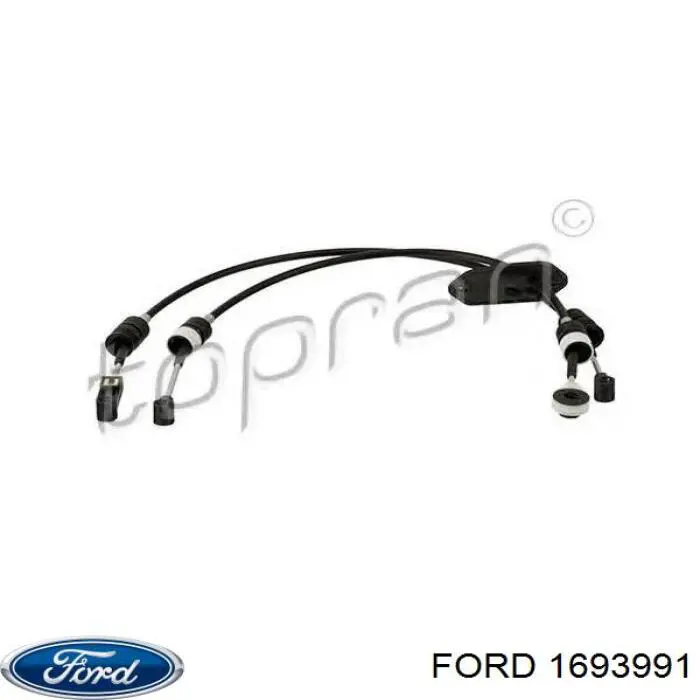 1693991 Ford трос переключения передач сдвоенный