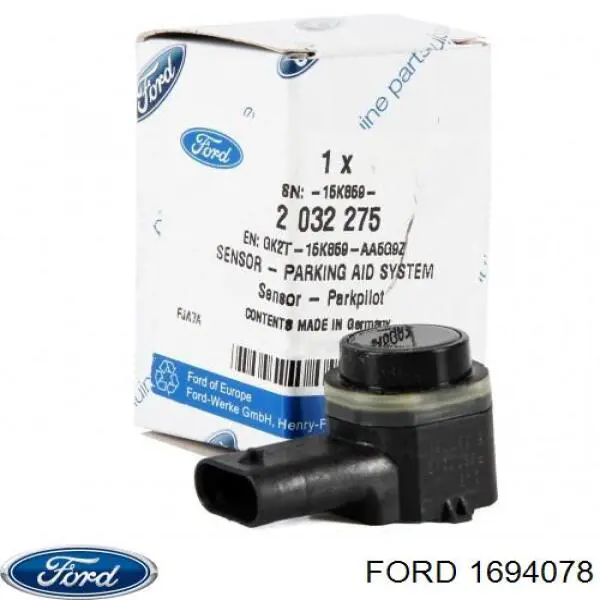 1694078 Ford датчик сигнализации парковки (парктроник передний)