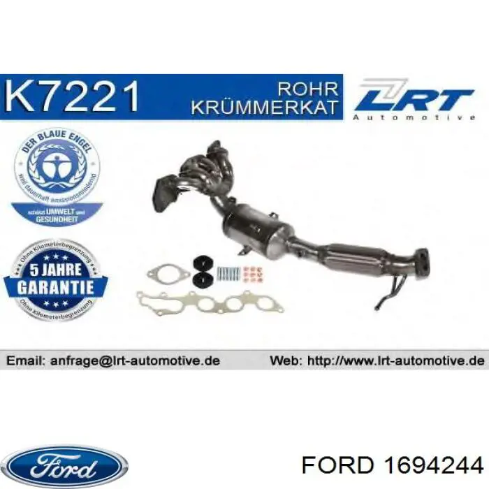 Купить 1694244 Ford Преобразователь отработавших газов