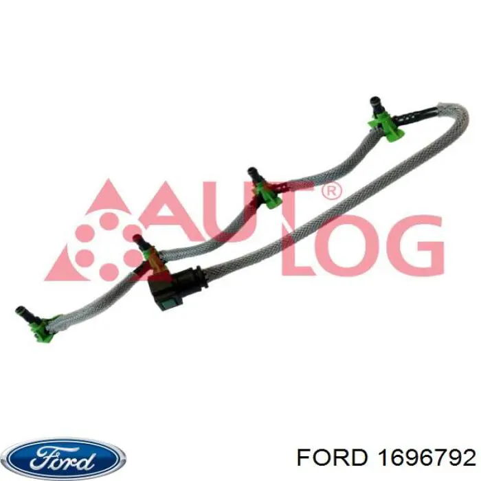 AV6Q9K022CA Ford tubo de combustível, inverso desde os injetores