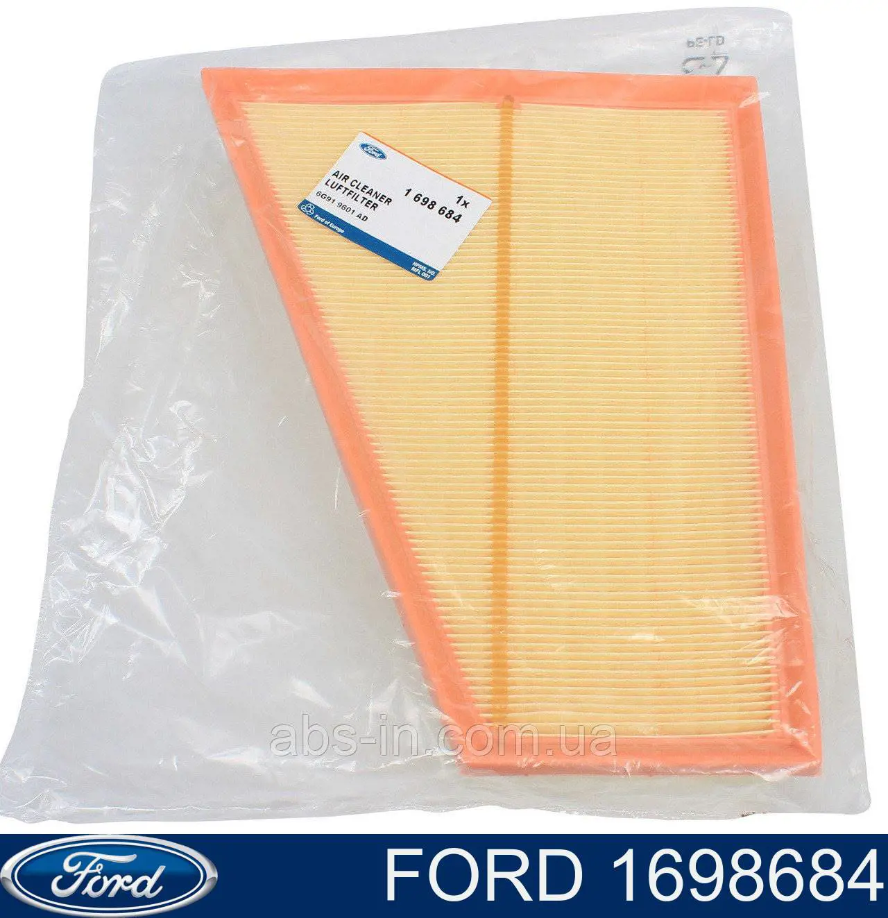 1698684 Ford Filtro de ar
