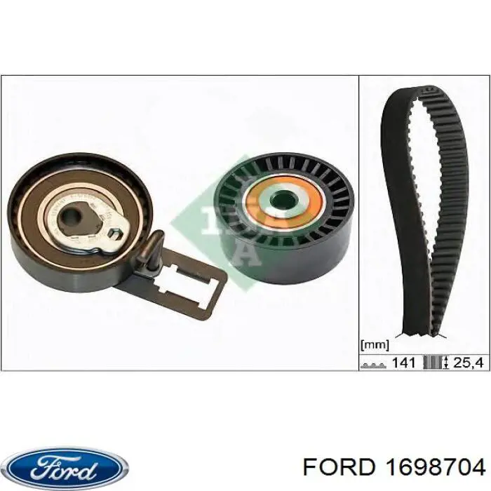 ГРМ ремни, комплект Ford 1698704 цена, от 80.26 USD