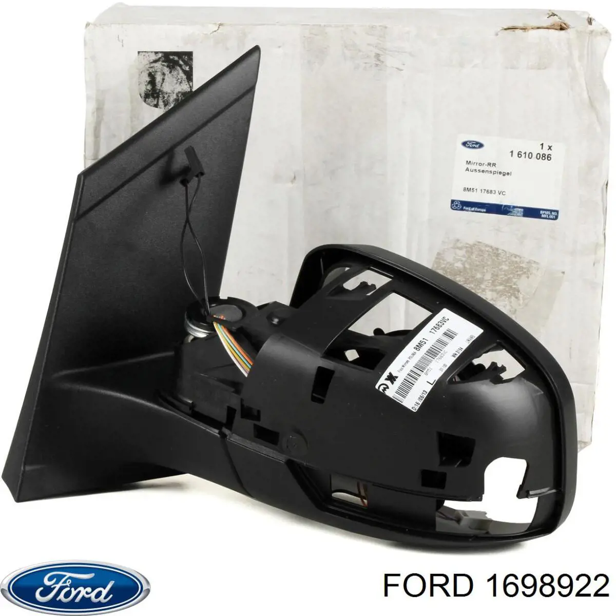 Левое боковое зеркало 1698922 Ford