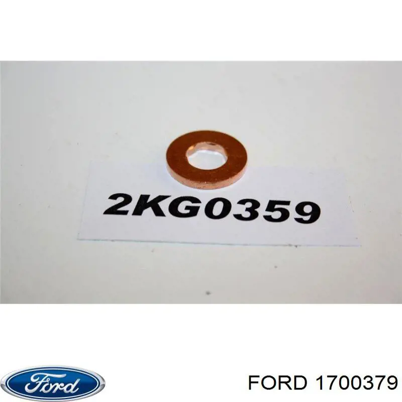 1700379 Ford кольцо (шайба форсунки инжектора посадочное)