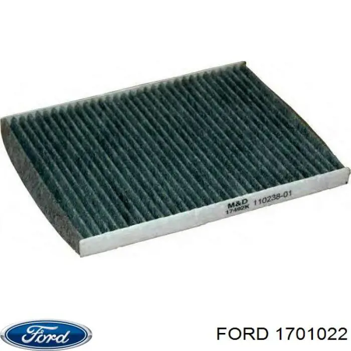 1701022 Ford filtro de salão