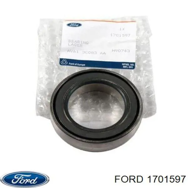 Подвесной подшипник передней полуоси 1701597 Ford