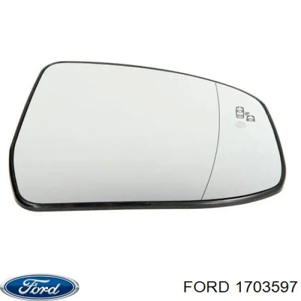 1703597 Ford зеркальный элемент зеркала заднего вида правого