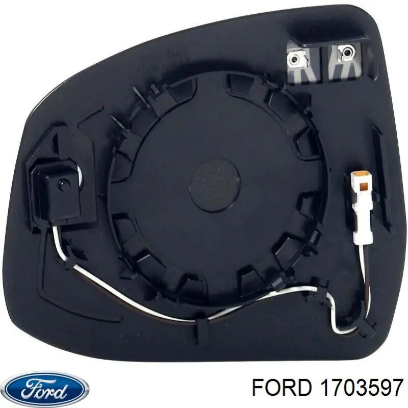 Купить 1703597 Ford Стекло правого зеркала заднего вида
