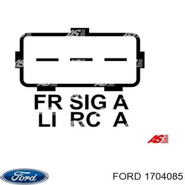 Генератор автомобиля Ford 1704085