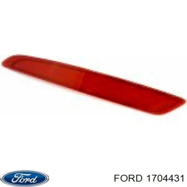 Retrorrefletor (refletor) do pára-choque traseiro esquerdo para Ford Mondeo (CA2)