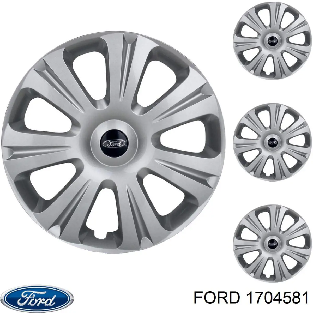 Колпак колесного диска Ford 1704581 цена, от 131.55 USD