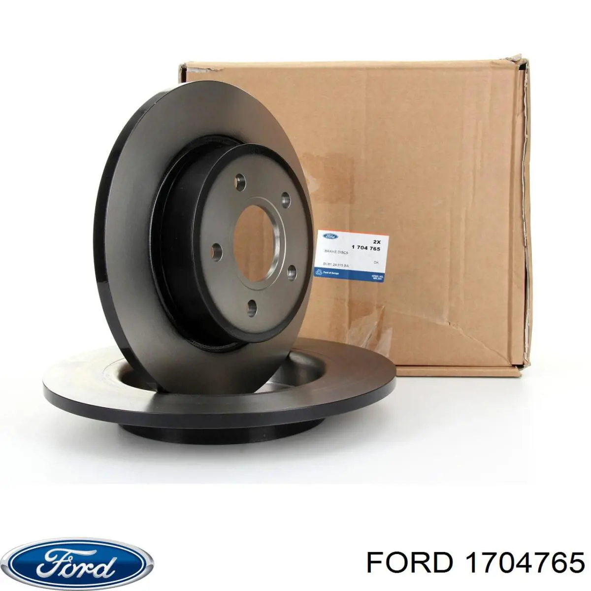 Купить 1704765 Ford Диск тормозной задний