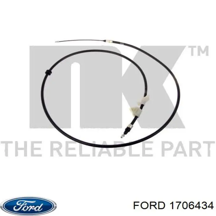Трос ручного тормоза задний Ford 1706434 цена, от 18.50 USD