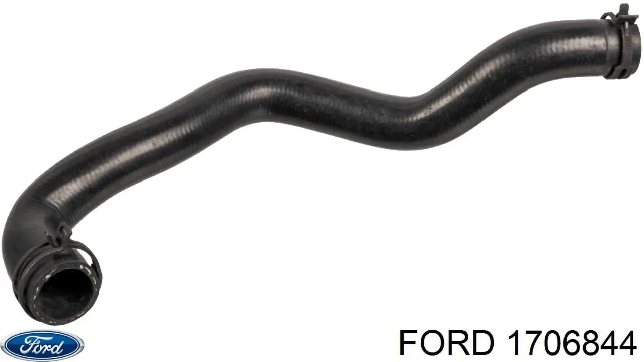 1706844 Ford шланг (патрубок радиатора охлаждения верхний)