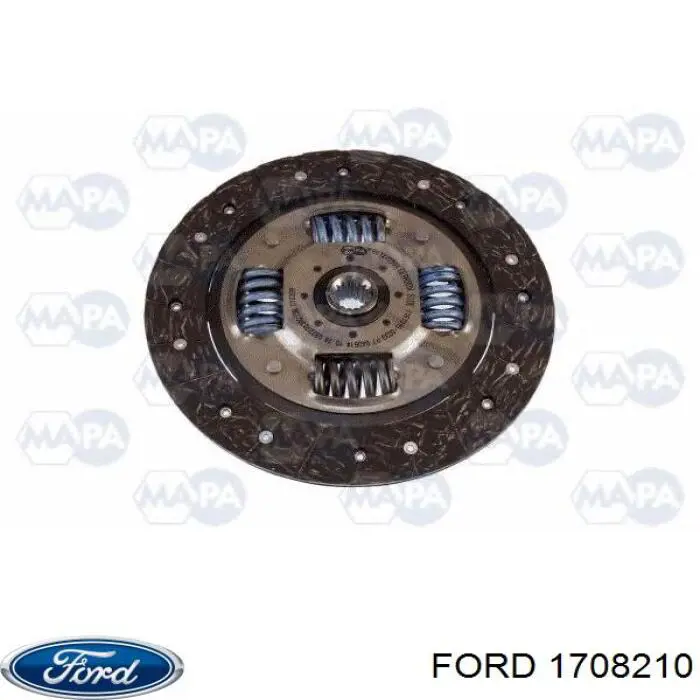 Комплект сцепления (3 части) Ford 1708210 цена, от 90.79 USD