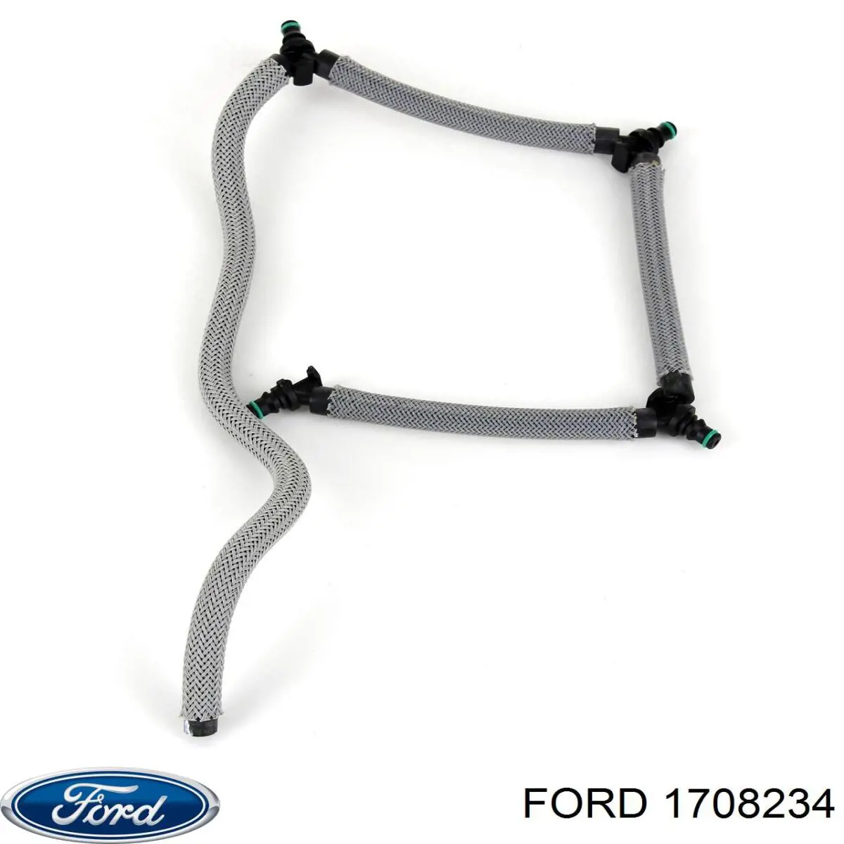 1708234 Ford Трубка топливная обратная от форсунок
