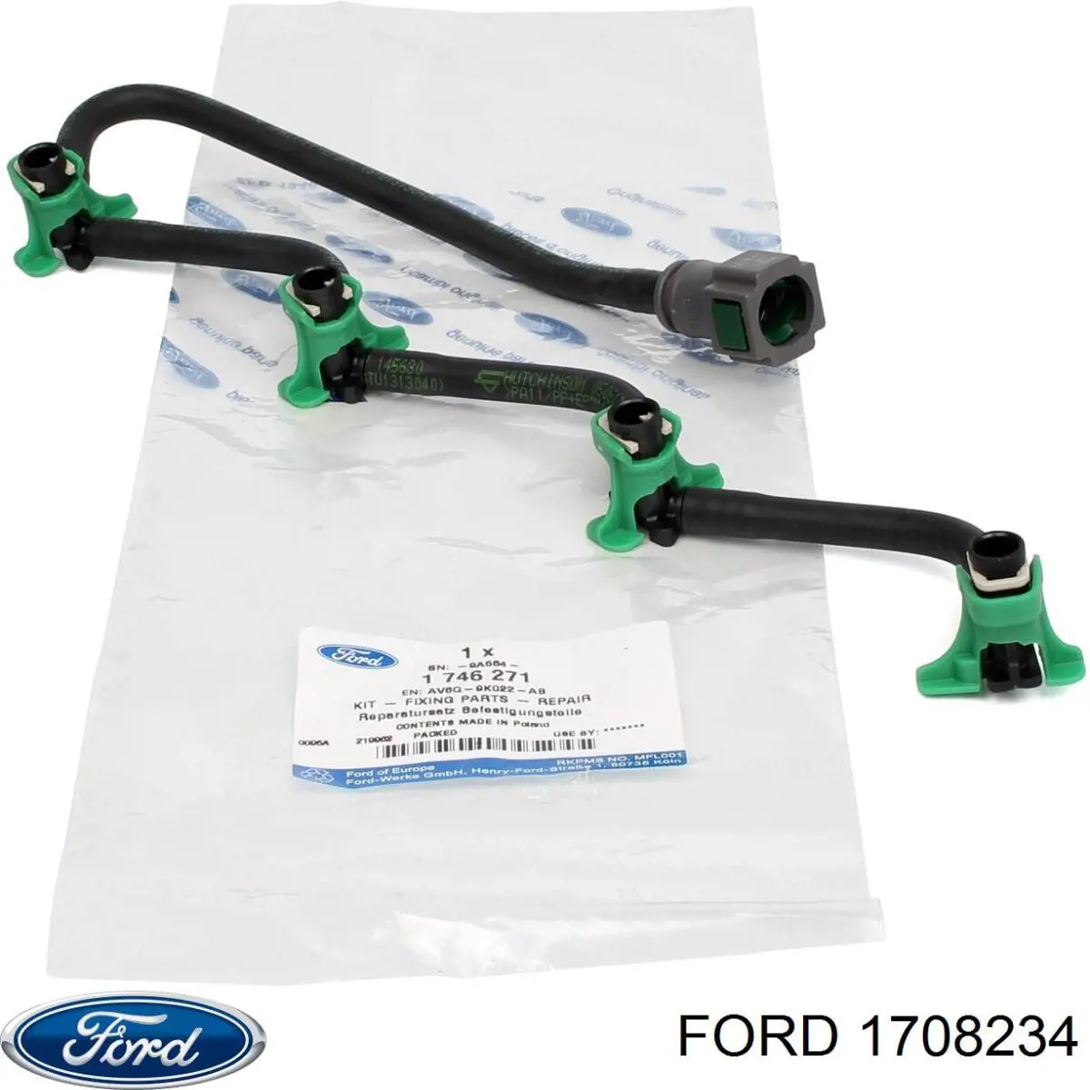 Обратная топливная трубка 1708234 Ford