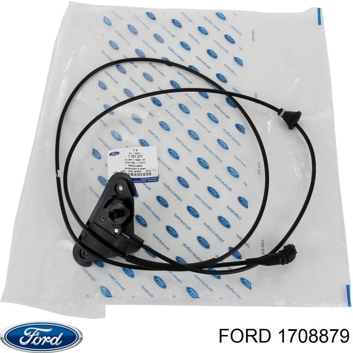 Трос открывания капота 1708879 Ford