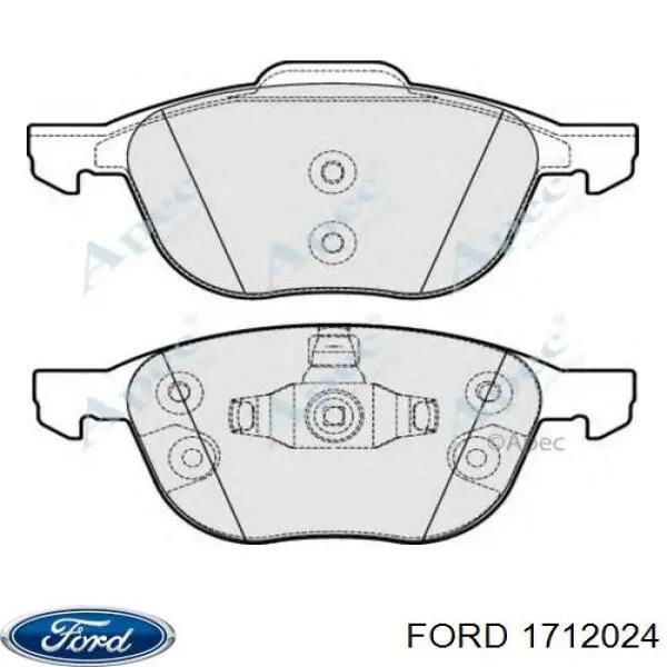 1712024 Ford Колодки передние