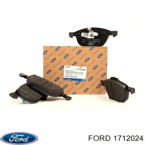 Купить 1712024 Ford Колодки тормозные