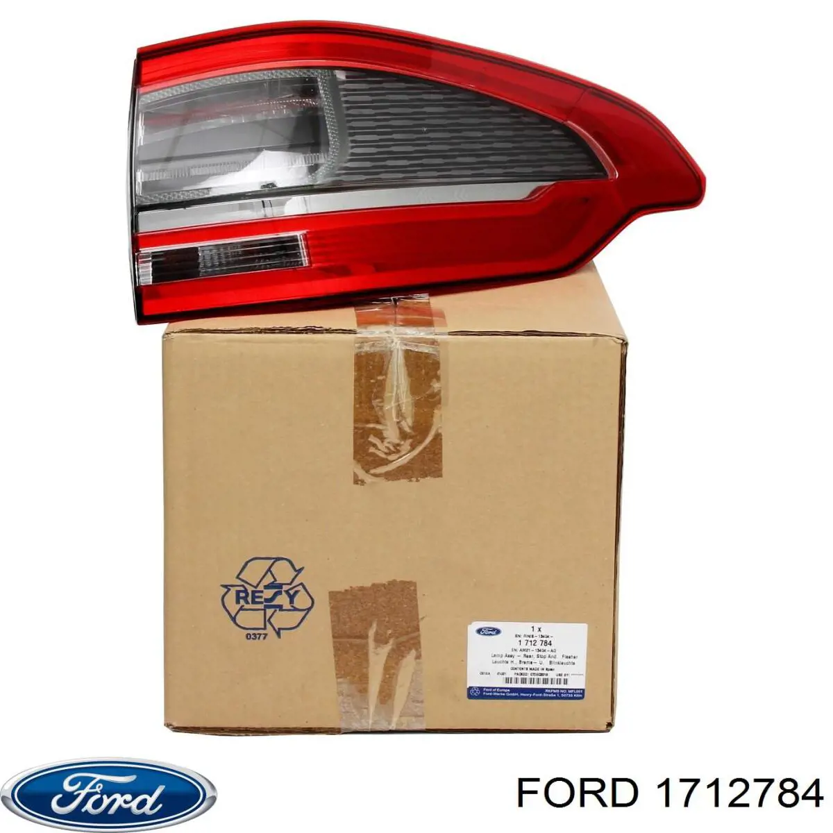 Фара задняя правая внешняя Ford 1712784 цена, от 396.13 USD