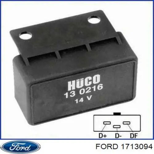 1692102 Ford consola do radiador superior