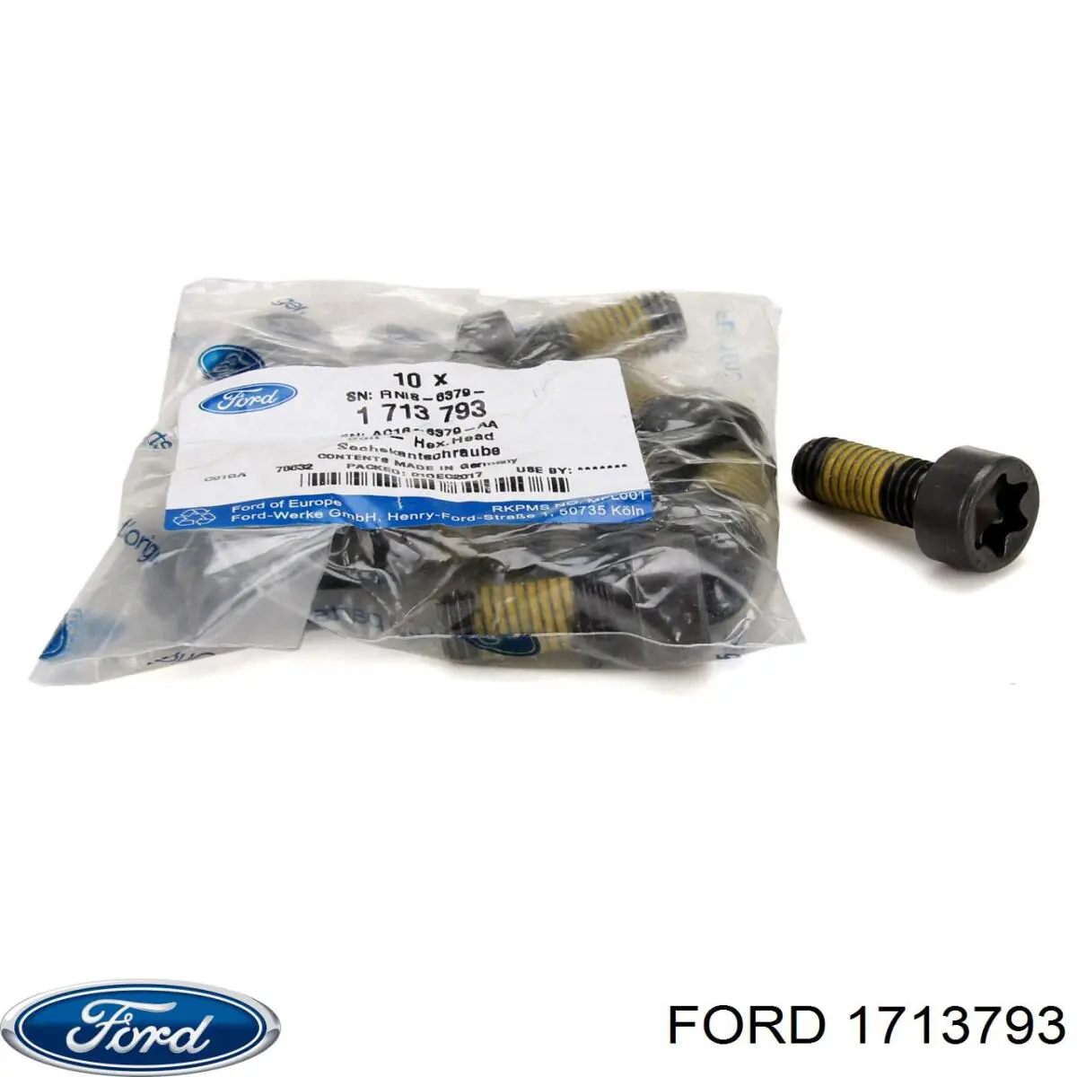 Купить 1713793 Ford Болт крепления маховика