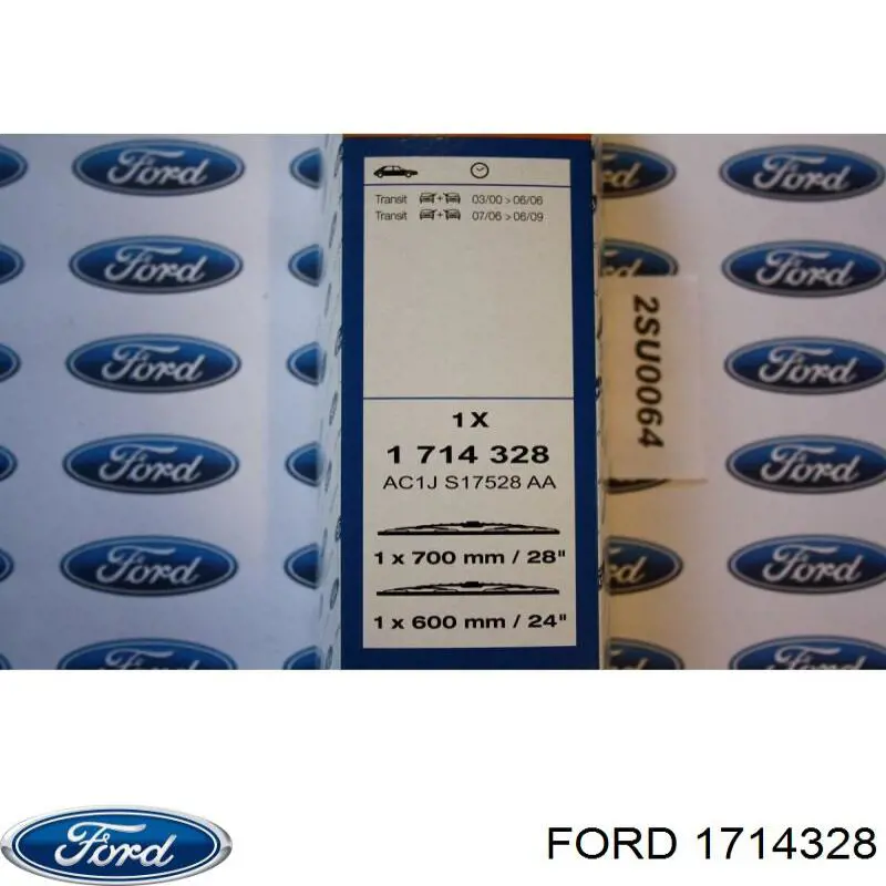 1714328 Ford щетка-дворник лобового стекла водительская