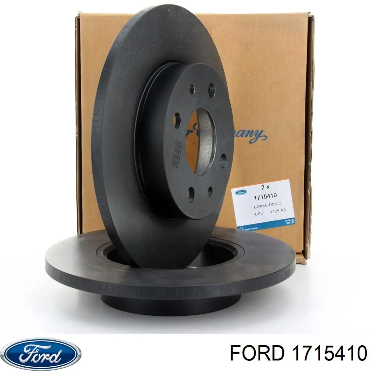 Купить 1715410 Ford Диск тормозной задний