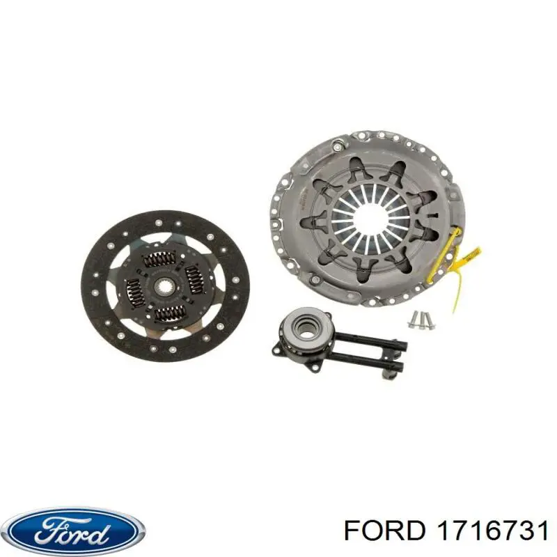 Комплект сцепления (3 части) Ford 1716731 цена, от 112.96 USD