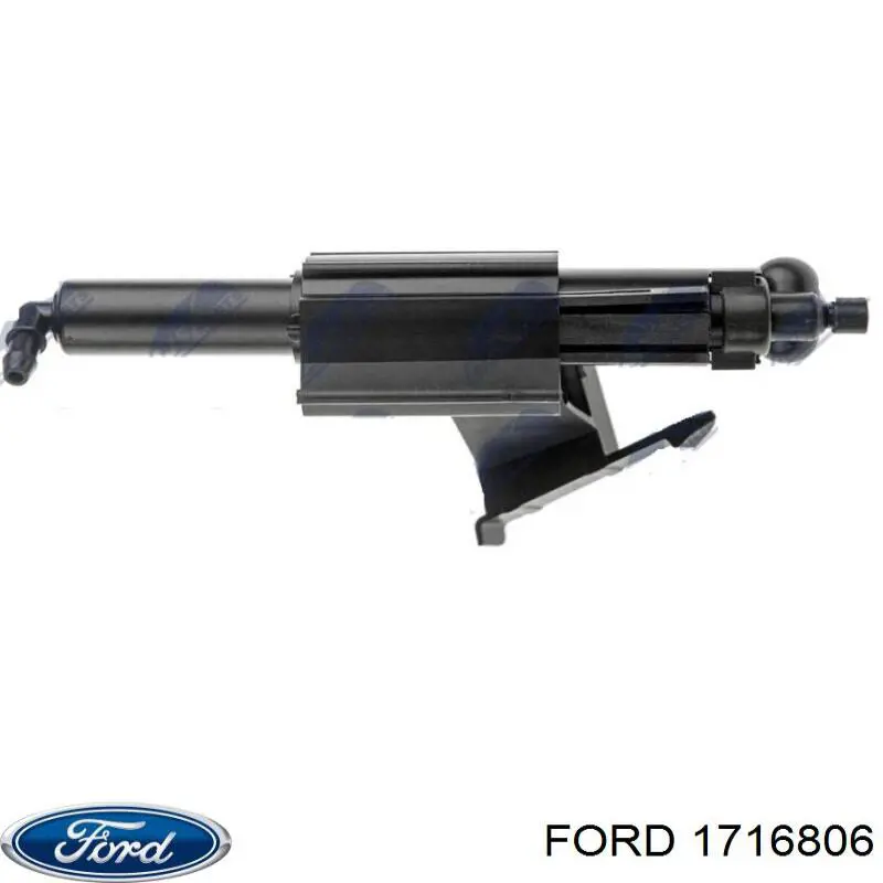 1716806 Ford injetor de fluido para lavador da luz dianteira esquerda
