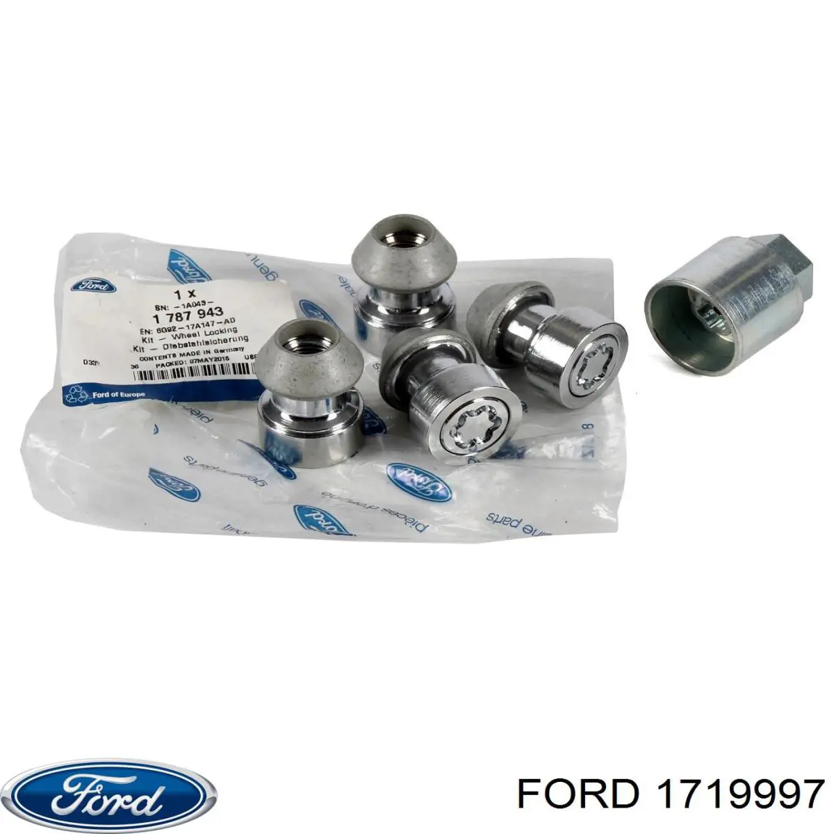  Parafuso de roda Ford C-Max monovolume (DM2) (2003 - 2007) 