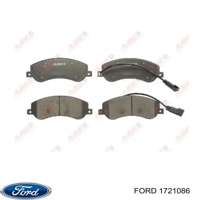 Купить 1721086 Ford Колодки тормозные