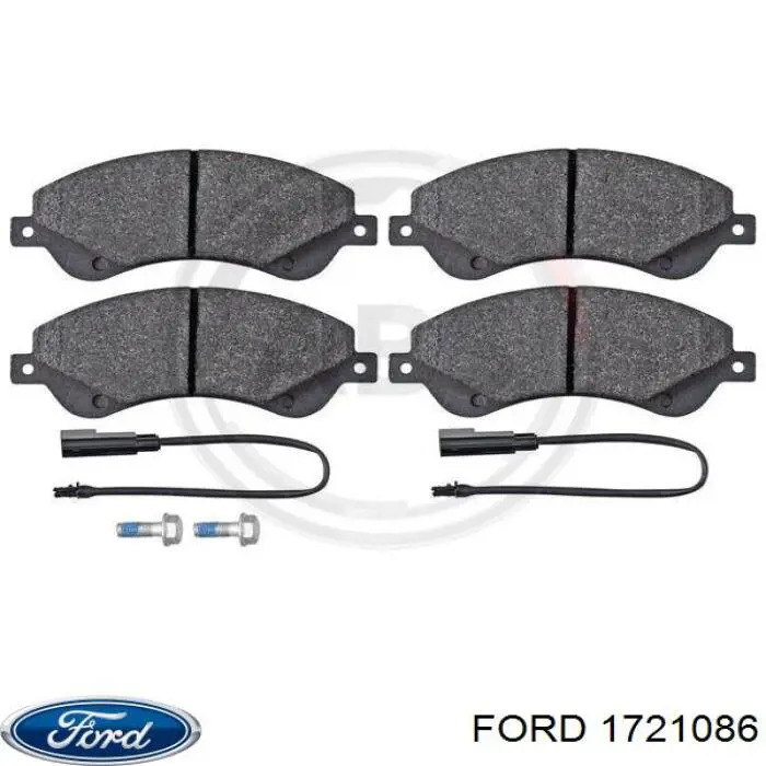 Купить 1721086 Ford Колодки тормозные