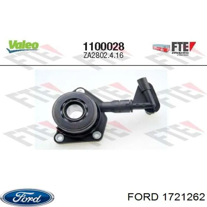 Цилиндр сцепления рабочий с выжимным подшипником Ford 1721262 цена, от 58.31 USD