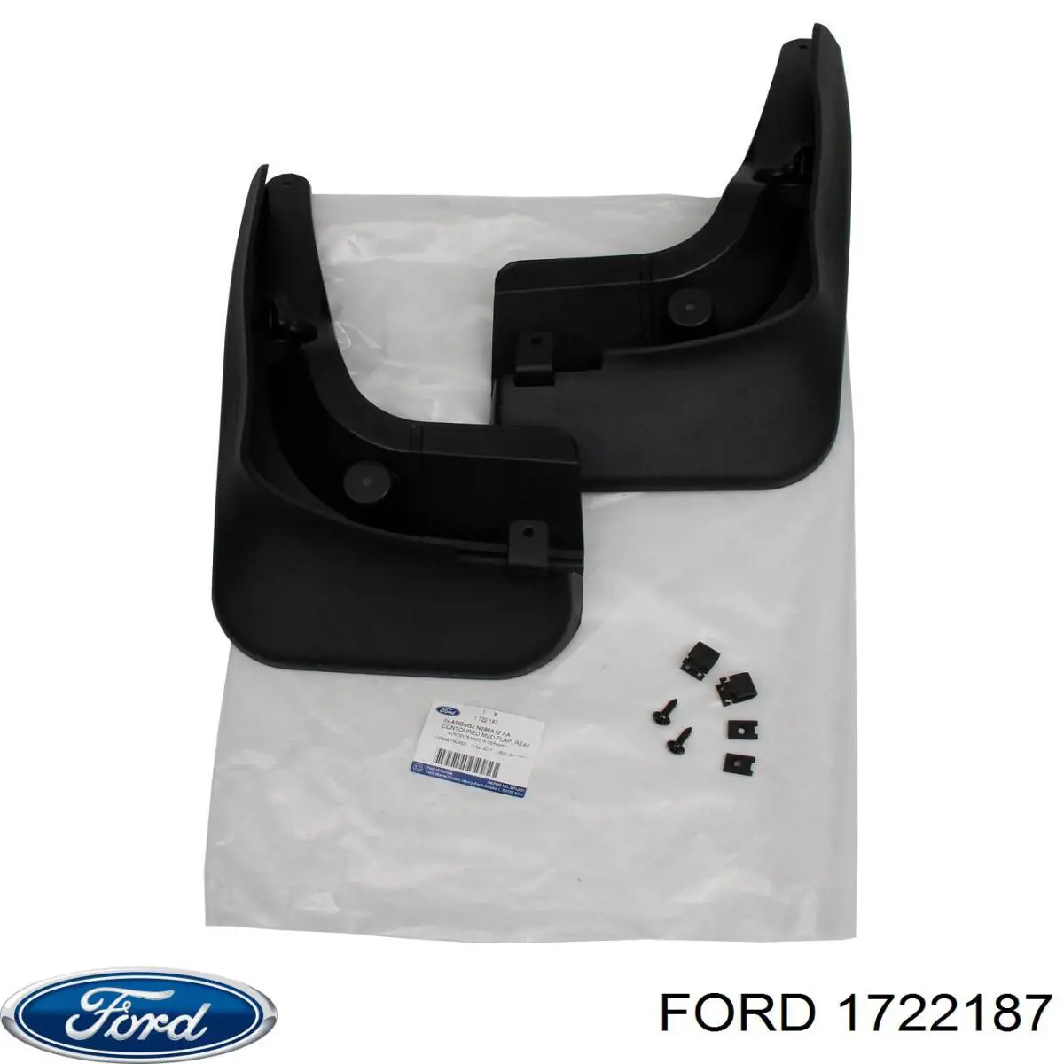 Брызговики задние, комплект на Ford Focus III 