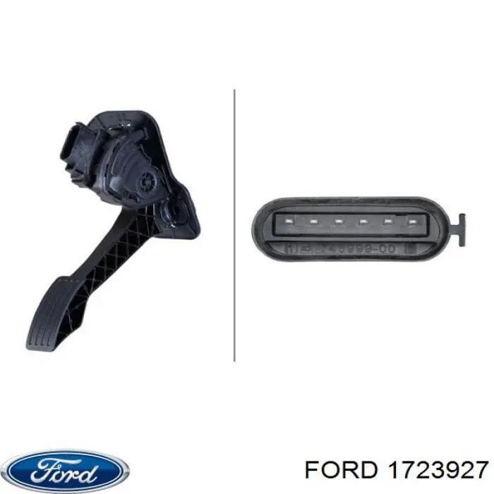 1723927 Ford Педали газа
