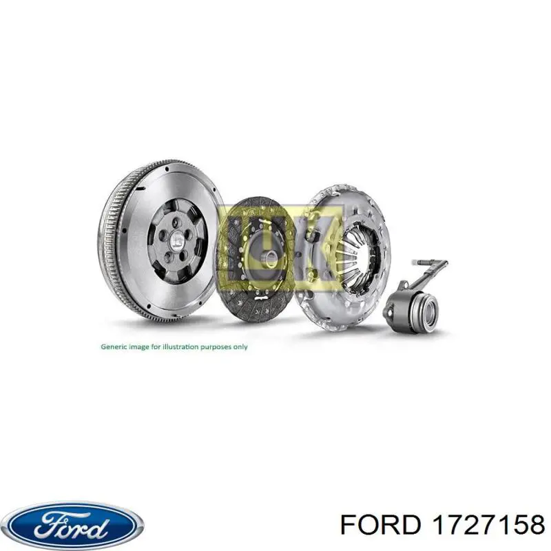 Цилиндр сцепления рабочий с выжимным подшипником Ford 1727158 цена, от 49.67 USD
