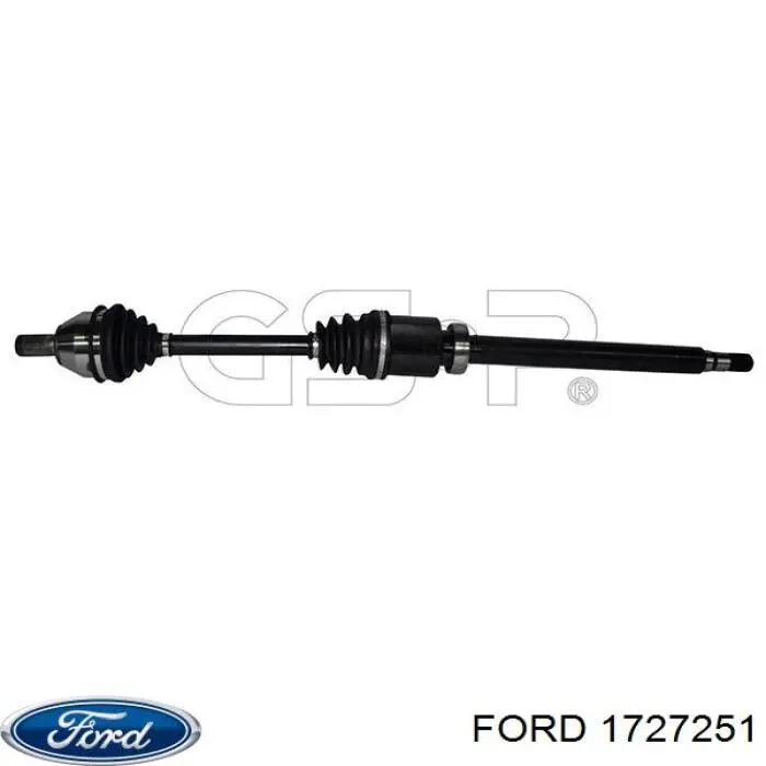 1727251 Ford semieixo (acionador dianteiro direito)