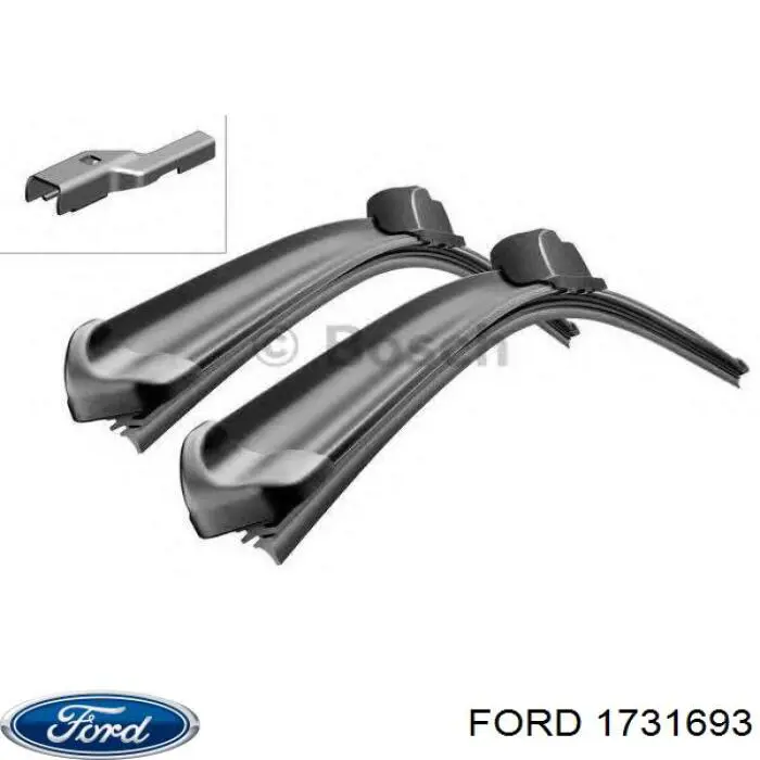 Щетка стеклоочистителя лобового стекла, водительская Ford 1731693 цена, от 12.97 USD