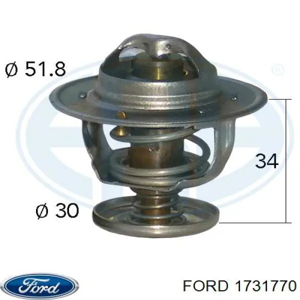 Кожух термостата Ford 1731770 цена, от 132.68 USD