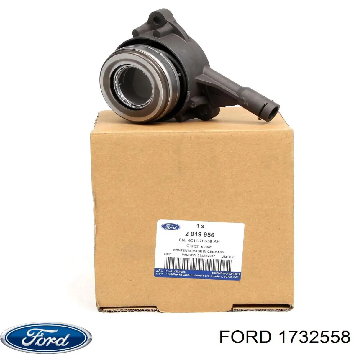 Цилиндр сцепления рабочий с выжимным подшипником Ford 1732558 цена, от 45.28 USD