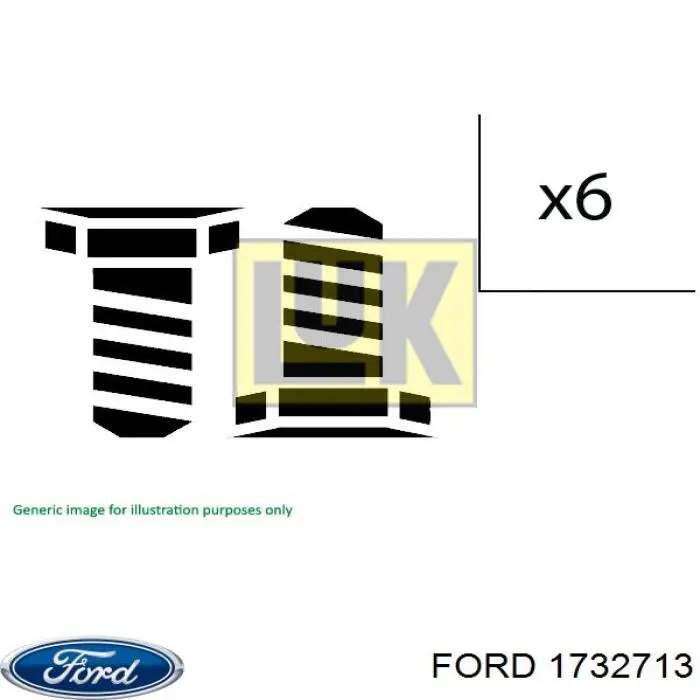 Купить 1732713 Ford Болт крепления маховика