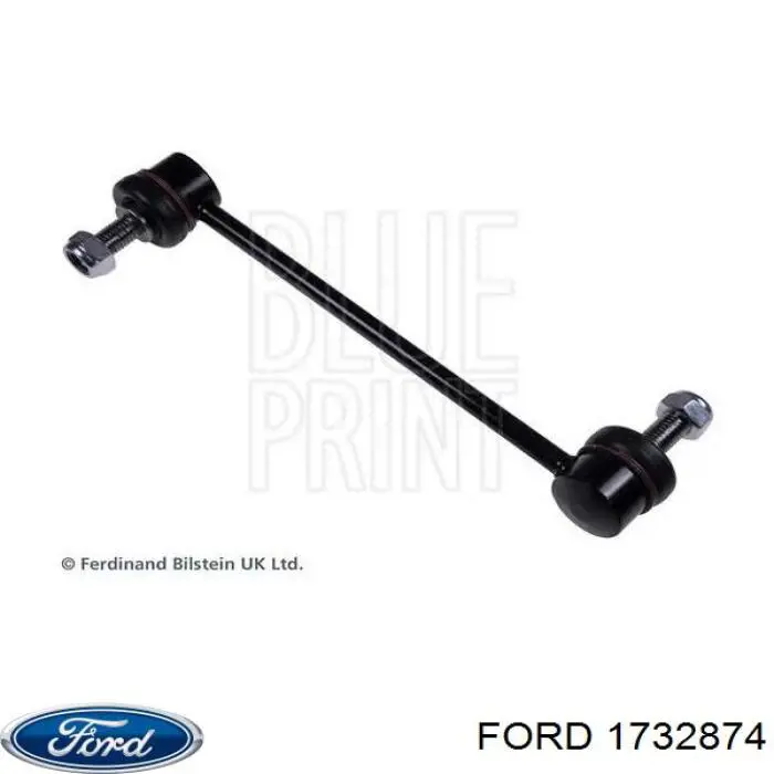 1732874 Ford Тяжка стабилизатора, переднего, левая