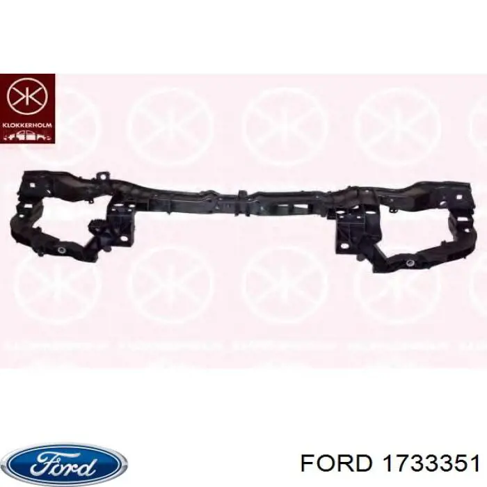 1733351 Ford суппорт радиатора в сборе (монтажная панель крепления фар)