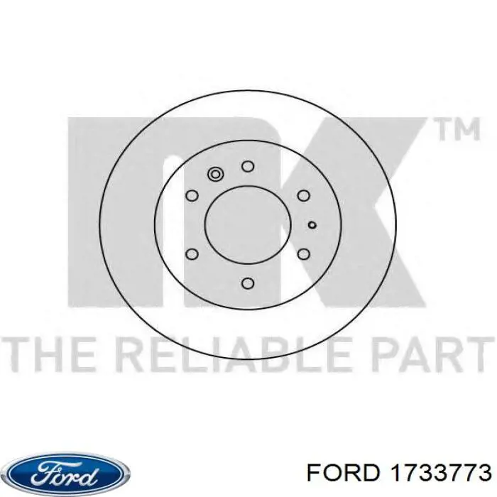 Барабан тормозной задний Ford 1733773 цена, от 21.54 USD