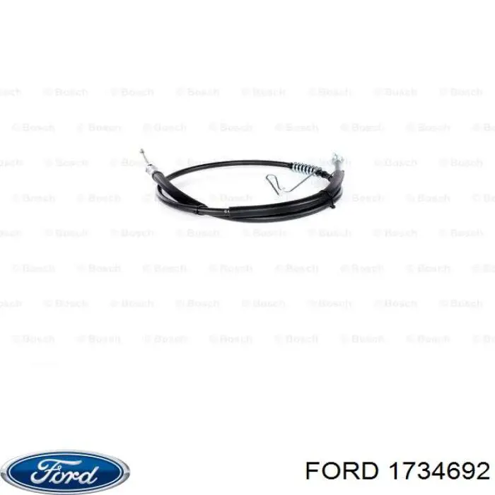 Купить 1734692 Ford Трос стояночного тормоза задний левый