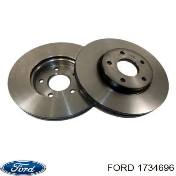1734696 Ford Диск тормозной передний
