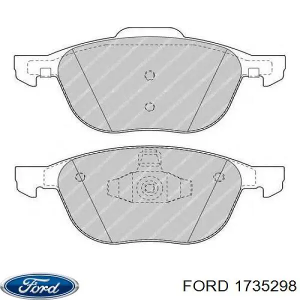 Лобовое стекло 1735298 Ford